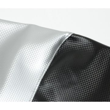 Zadelhoes/buddydek Peugeot Speedfight zwart/grijs carbon