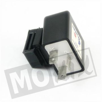 Knipperlicht relais 12 Volt tot en met 100 watt digitaal 3pin aansluiting onder andere Rieju RR/Spike type 0/001.200.0030