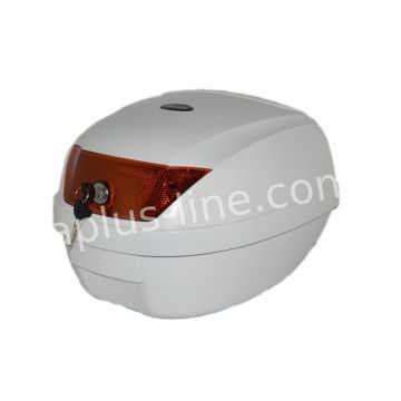 Topkoffer 29 liter wit universeel Aplus