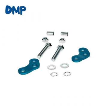 Schokbrekerverlenger/ophoogblok set Derbi Senda blauw DMP