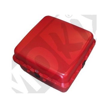 Topkoffer pizza ongeïsoleerd rood 50x50x31