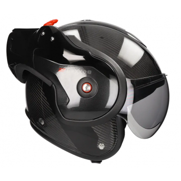 Systeemhelm ROOF Boxxer 2 Carbon Wonder zwart