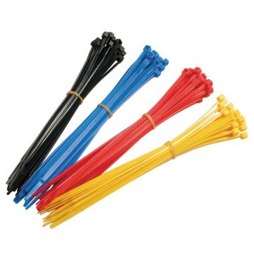 Tiewrap/trekbandjes 150x2.5mm set 100 stuks Lampa
