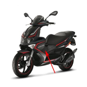 Verwarmingsrooster Gilera Runner Rst zwart links origineel 949443000c