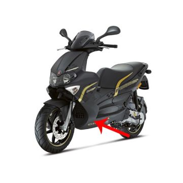 Onderspoiler-Gilera- Runner RST zwart 2006-&gt;  6565236 origineel