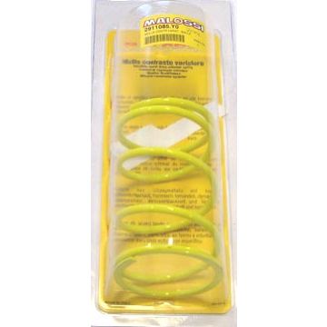 Koppelingsdrukveer -Malossi- wit Piaggio 125-180 cc 2-takt Runner FX/FXR 125-180/Dragster 125-180/SKR125/SKR150/Typhoon125/Skipper 125-150/Hexagon LX/LXT 125-180 (voor originele variateur) 2911084.W0