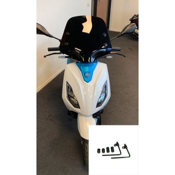 Windscherm laag glans zwart Piaggio One (1) 2021->
