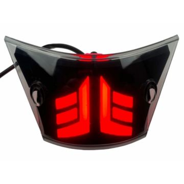 Achterlicht led Sport-1 tube smoke Piaggio Zip 2000→50cc 2/4-takt DMP