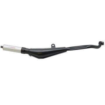 Uitlaat expansie Vespa/Piaggio Ciao 22mm zwart aluminium (made in EU)