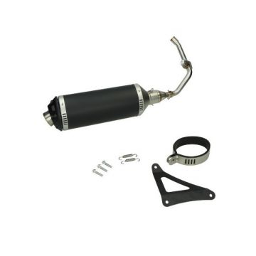 Uitlaat EVO-1 Vespa Primavera/ Sprint/ Piaggio Zip 4-takt euro 4 zwart Power1