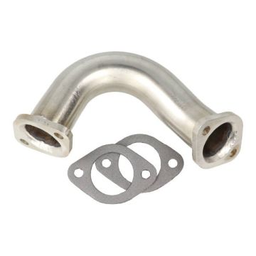 Uitlaatbocht roestvrijstaal Gilera Runner 125CC 2-takt/Runner 180CC-2-takt BGM