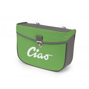 Zijtas Vespa Ciao grijs/groen Moto-Nostra