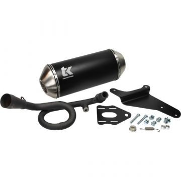 Uitlaat Piaggio (ovaal model Akrapovic) 50cc 4-takt 3V I-get 2018→ Piaggio Zip/Liberty (Euro 4) G-Max Turbo kit