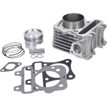 Cilinder power1 + zuiger aluminium euro2/3/4/5 49mm past op sco piaggio 4t