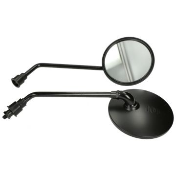 Mezoly Spiegelset mat zwart voor AGM VX50, BTC Riva