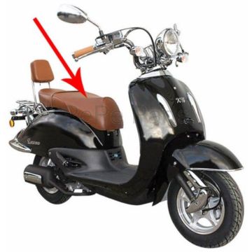 Zadel / Buddyseat China Retro/Torino bruin origineel 110100000bzb