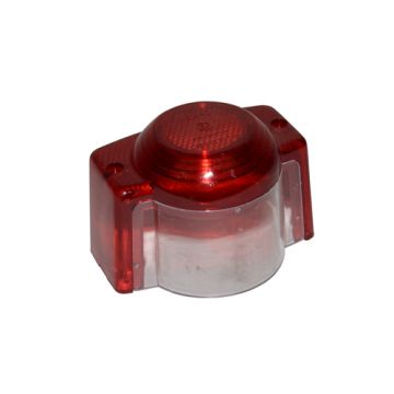 Achterlichtglas rood type China AGM Grande Retro/Bella/Torino/Roma/Custom/Borsalino/Amaro/Classic/Aurora