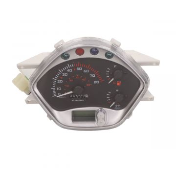 Kilometertellerk/cockpit model China Classic LX/AGM VX/BTC Riva/IVA Lux/Senzo/Rivalux/Toscana/Napoli Euro 2 9-polig ronde koplamp