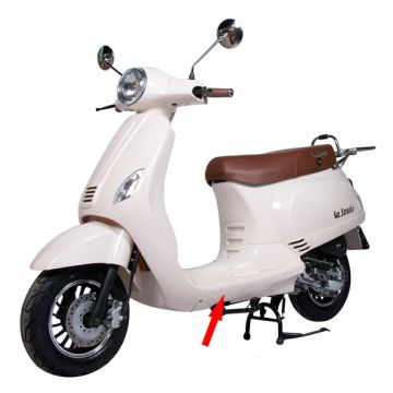 Treeplank zijskirt links AGM VX 50 / China/Retro LX / Napoli wit-78446