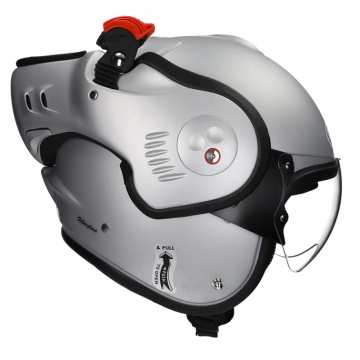 Systeemhelm ROOF Boxer Alpha Silverwhite