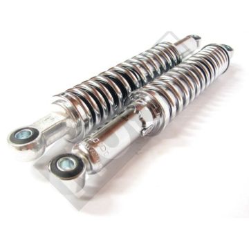 Schokbrekerset Kreidler (lengte hart-hart boutgat 36cm) chroom MDI model als origineel/universeel