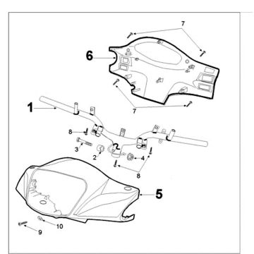 STUURKAP *M8* TWEET origineel