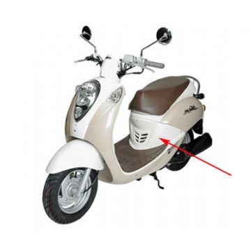 Bodyscherm Sym Mio wit origineel 80151-a7a-000-qb