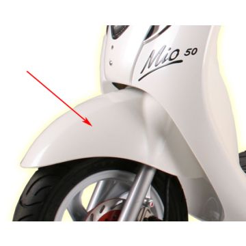 Voorspatbord SYM Mio type 1 50-100cc wit origineel 61100-a7a-000-qa
