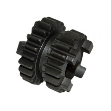 Tandwiel 3e+4e versnelling Minarelli AM6 19/22-takt origineel 74016300