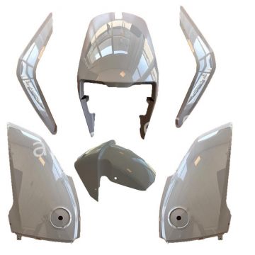 Kappenset Super Soco Cux nardo grijs 6-delig