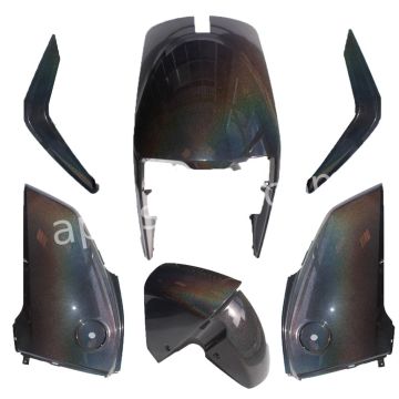 Kappenset Super Soco Cux psychedelic 6-delig