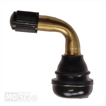 Ventiel  tubeless haaks/90 graden PVR-70 (velggat 11,5mm) made in Taiwan