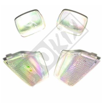 Knipperlichtglas set Yamaha BWS/MBK Booster set colorful