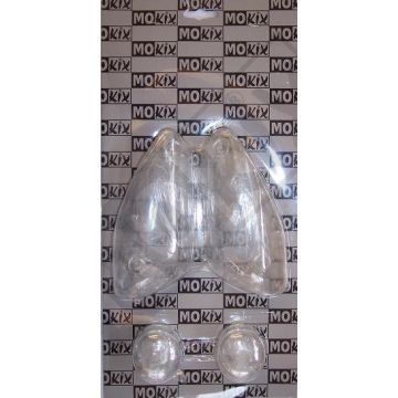 Knipperlichtglas set Yamaha Aerox/MBK Nitro oud type blank