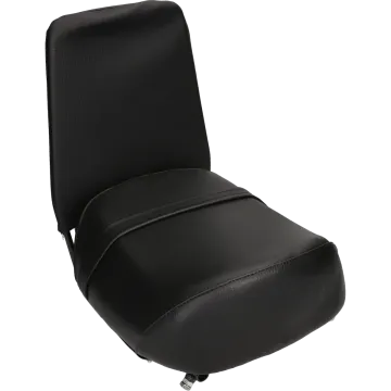Buddyseat duo-seat + rugleuning zwart (broodje)