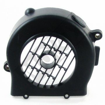 Koelkap buiten/vliegwiel type China GY6 50cc 4-takt/Kymco Agility/Dink/Filly/Like/Sento/Super 8/Vitality/VP/Django←2017/Kisbee/Tweet/V-Clic/Orbit 1/Fiddle 1 zwart