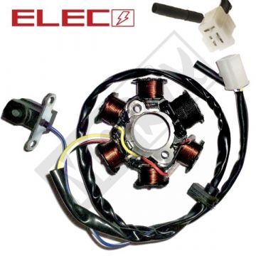 Ontsteking Peugeot 50cc 2-takt horizontaal motorblok Ludix/Speedfight 3-4/Citysytar/Kisbee/Django/Jet C-Tech