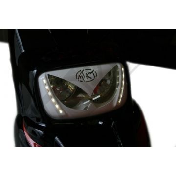 EVIL EYE YA BW"04 WIT   LED MTKT