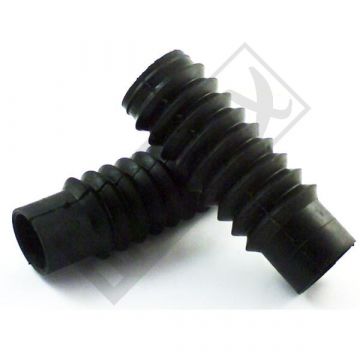 Voorvorkrubber set Yamaha FS1 zwart Supertec (lengte 15,5cm)