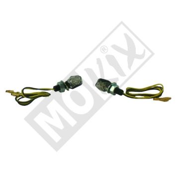 Knipperlicht led set universeel micro zwart