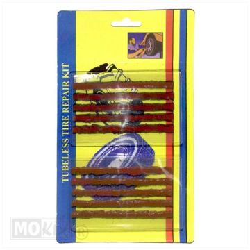Reparatieveters/proppenset tubeless band 10 stuks a-kwaliteit