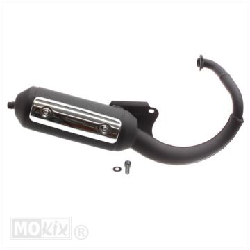 Uitlaat Peugeot 50cc 2-takt verticaal Silex origineel model Buxy/Elyseo/Elystar/Looxor/Speedake/Speedfight 1-2/Squab/TKR/SC/Vivacity/Trekker/Zenith