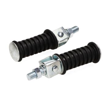Duo-voetsteun set Yamaha FS1/DT/DX zwart/chroom
