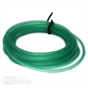 Benzineslang  5x8mm PVC transparant groen 10 meter Ariete