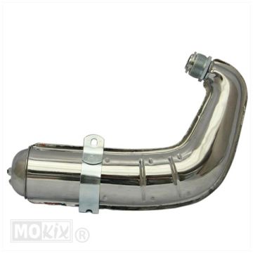Uitlaat Mobylette MBK 40/50 chroom MKX