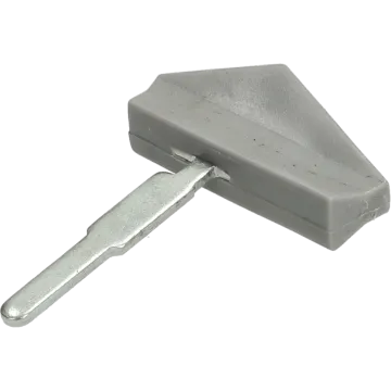 Contactsleutel universeel Zundapp/Kreidler blind/blanco grijs