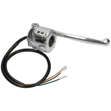 Houder gashendel inclusief lichtschakelaar en remgreep aliminium Yamaha FS1 rechts-92170