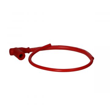 Bougiedop NGK racing + siliconen kabel CR4 rood 2-takt