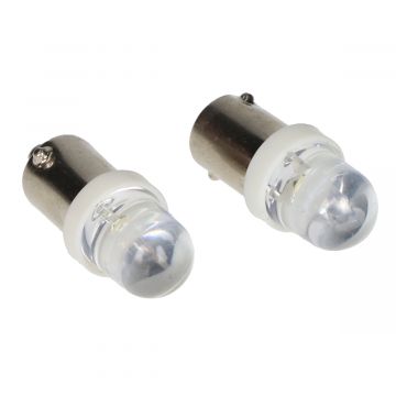 Lamp LED T4W BA9s 6V/12V wit (2 stuks)