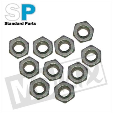 Klepstel borgmoer M5 type China GY6 4-takt 50-125cc  (10 stuks)